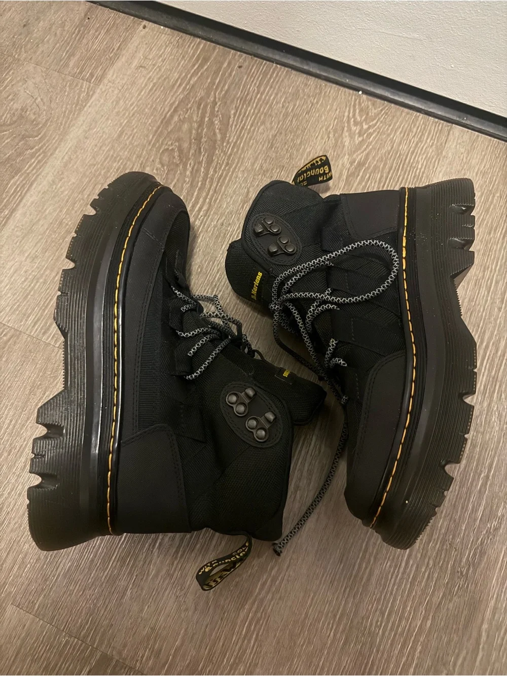 Dr. Martens Black Boury Utility Boots